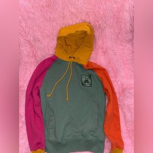 Limited edition teddy fresh hoodie color block